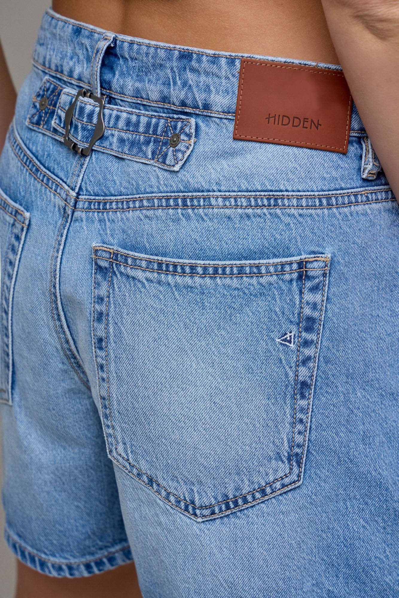 alix denim shorts