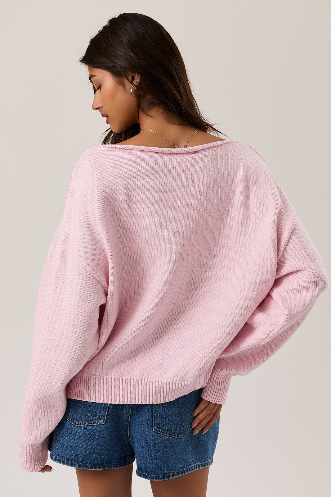 boat neck pullover