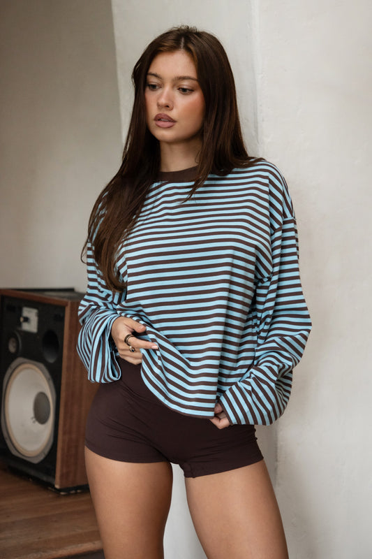 marlowe striped top