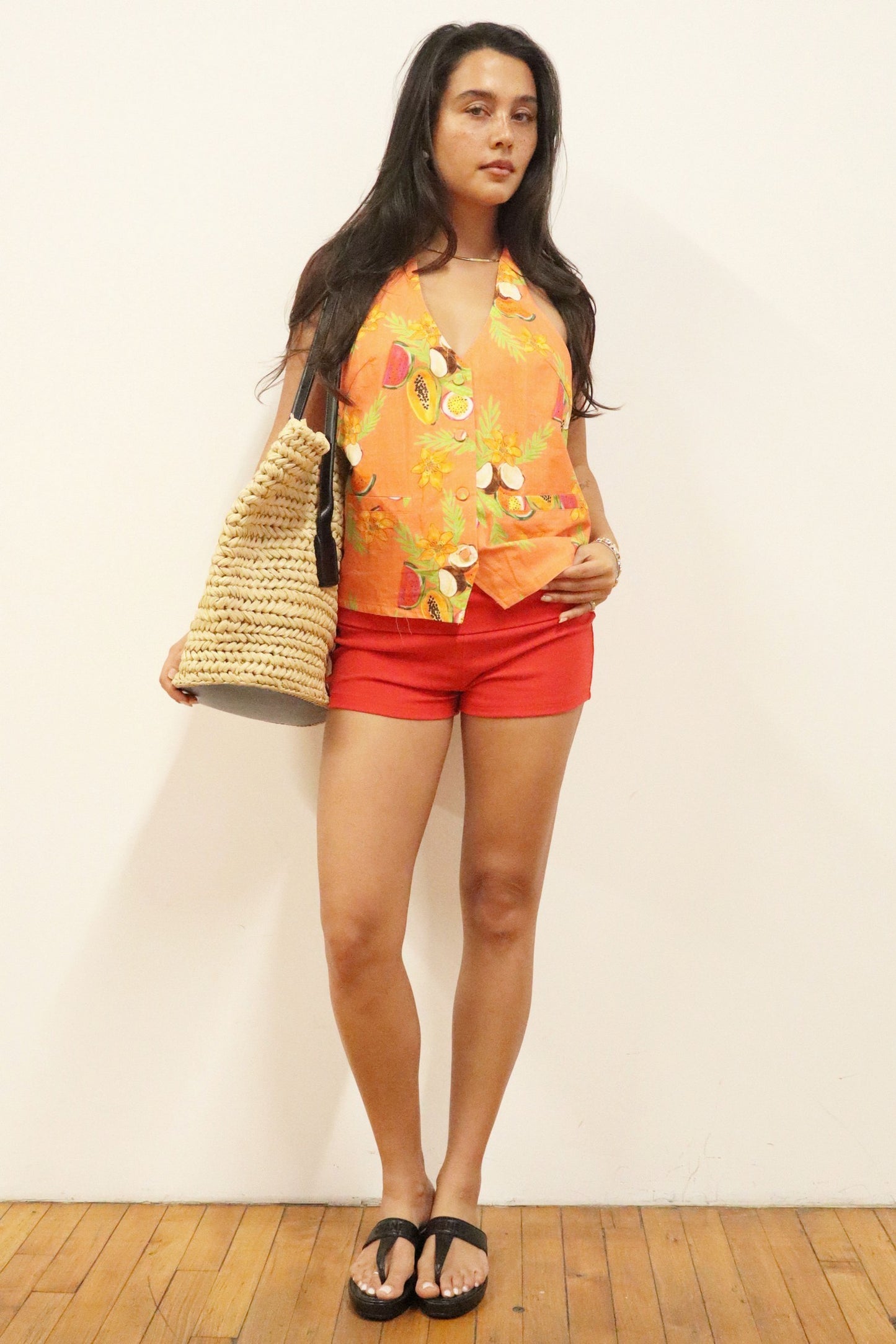 foldover micro shorts