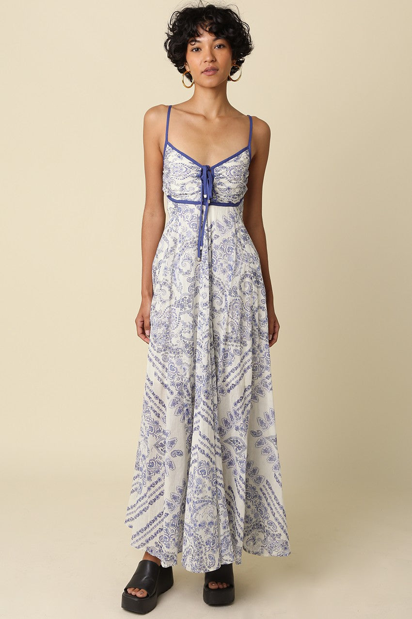 kaia patterned maxi dress