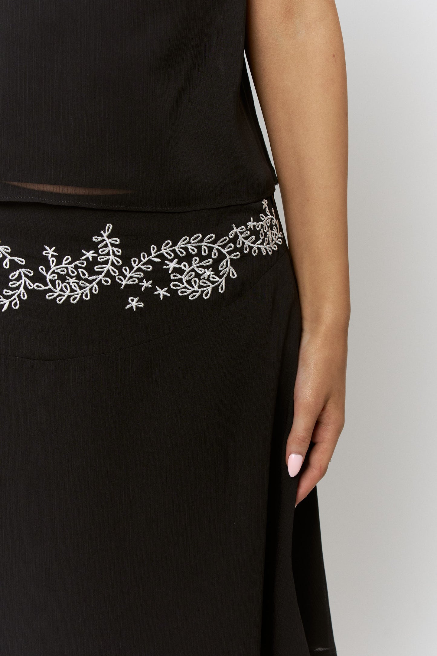 embroidered cami top