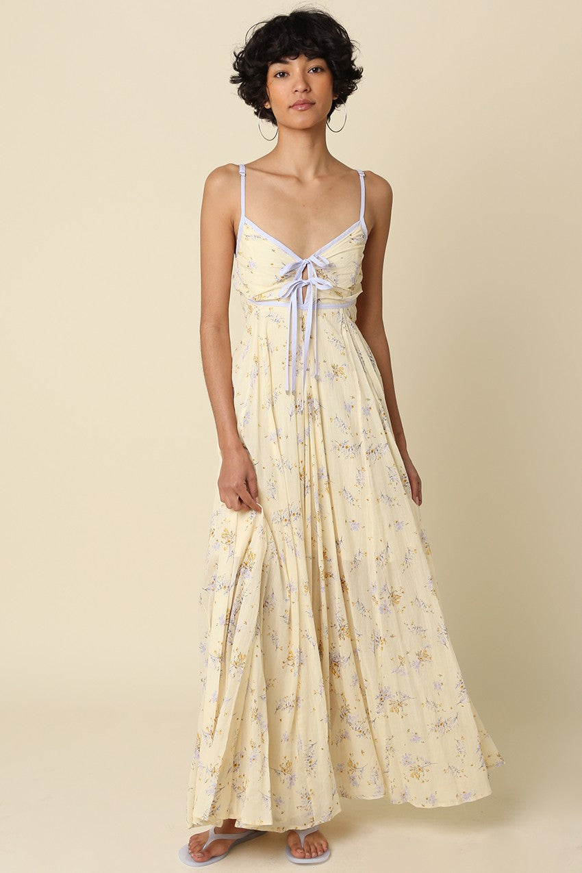 kaia patterned maxi dress