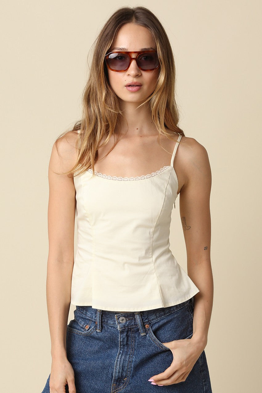 peplum corset top
