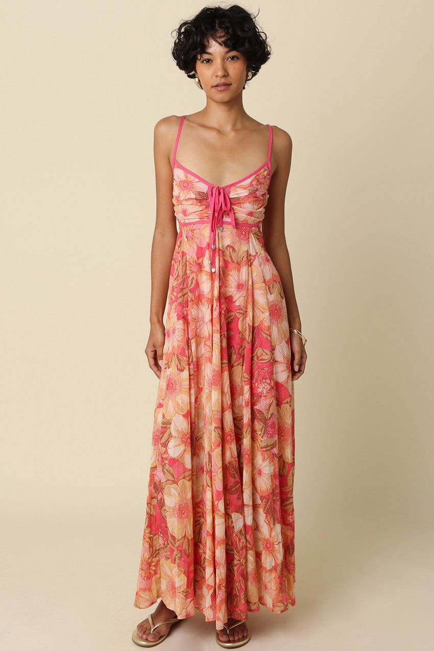 kaia patterned maxi dress