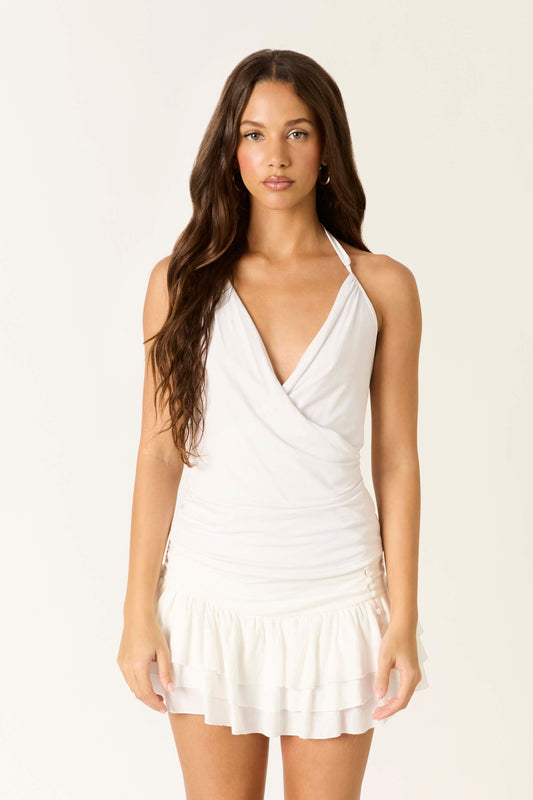 deep v plunge top