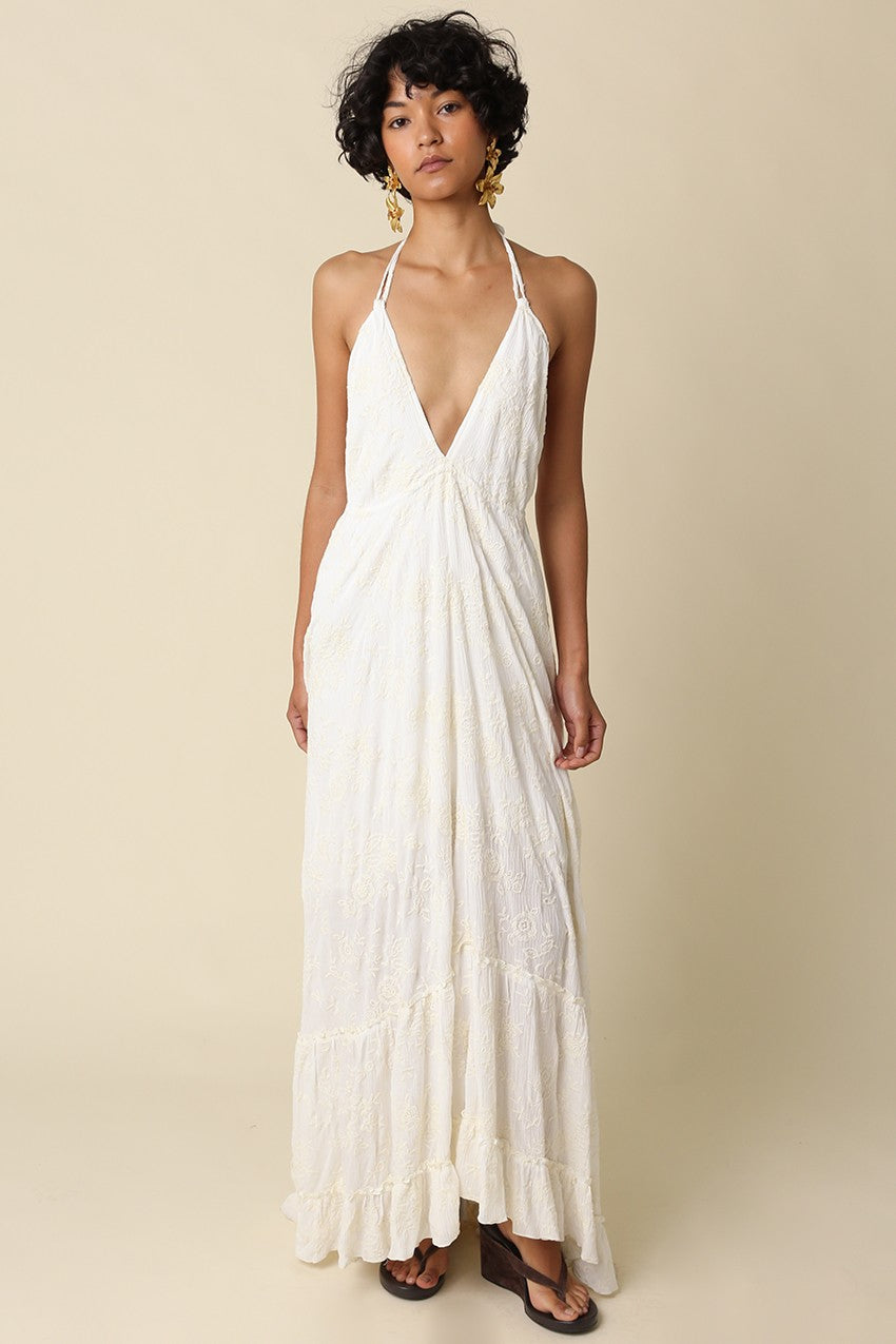 summer sea maxi dress