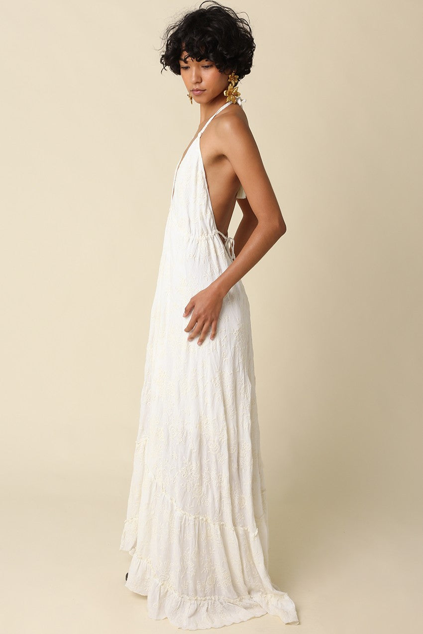summer sea maxi dress