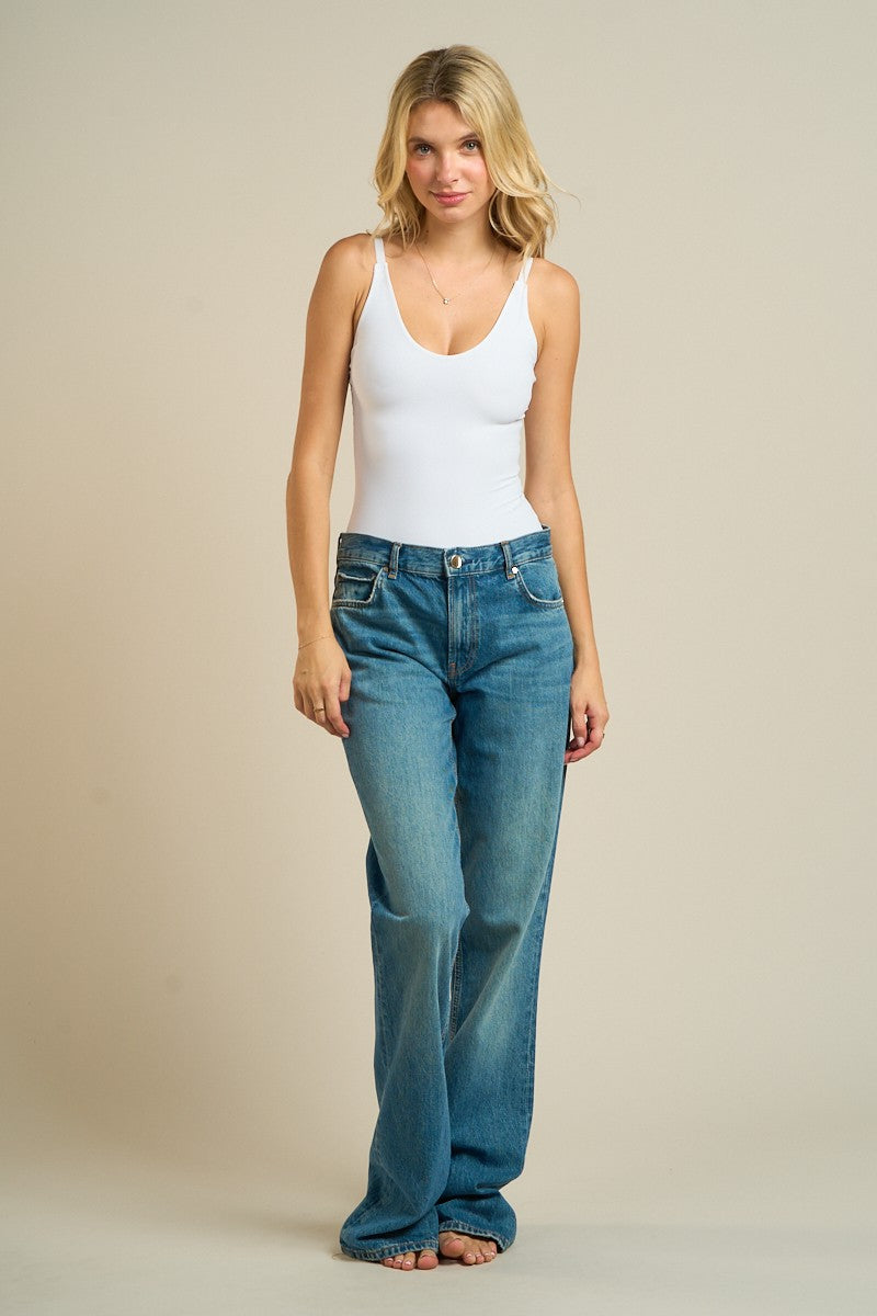 v neck bodysuit