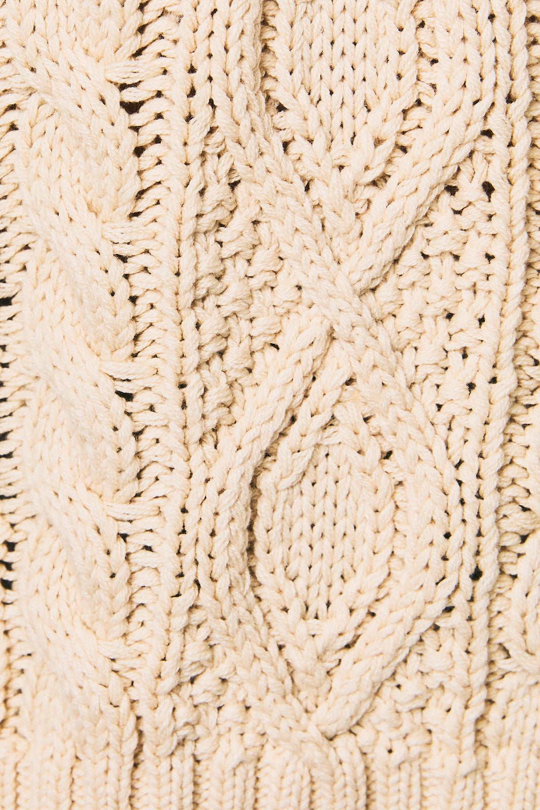 cable knit hoodie