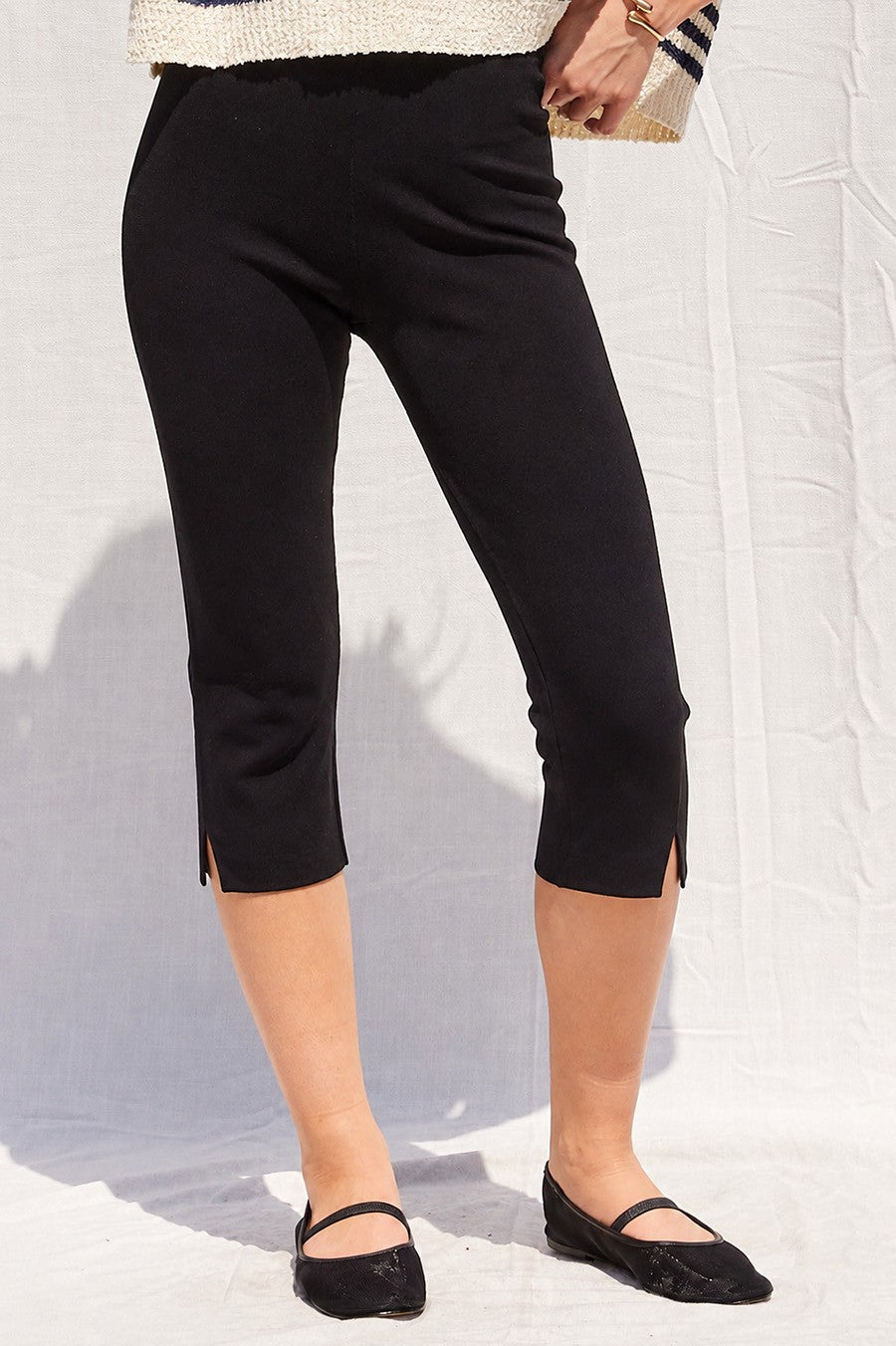 stretch capri pants