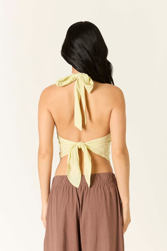 linen bandana top