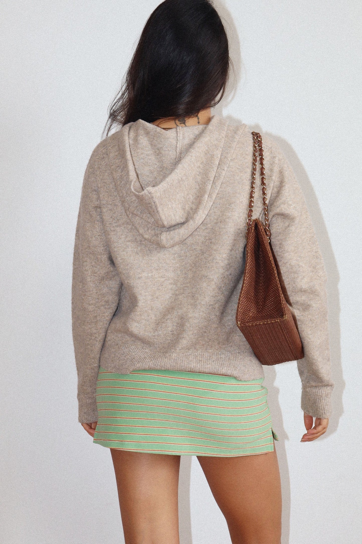 oatmeal zip up hoodie