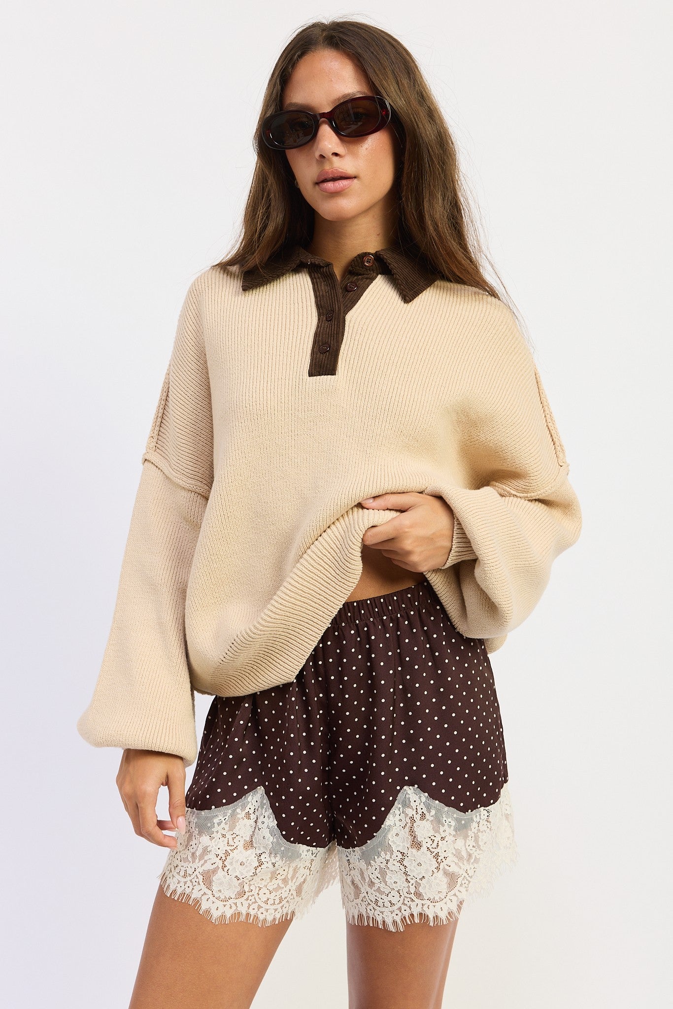 weekending satin shorts