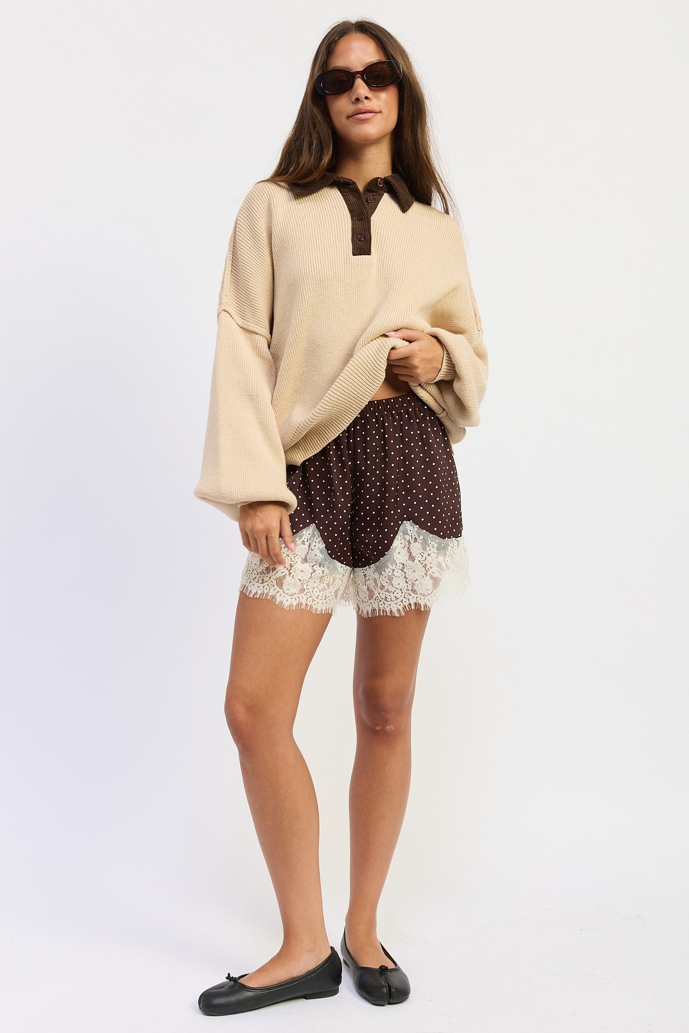weekending satin shorts