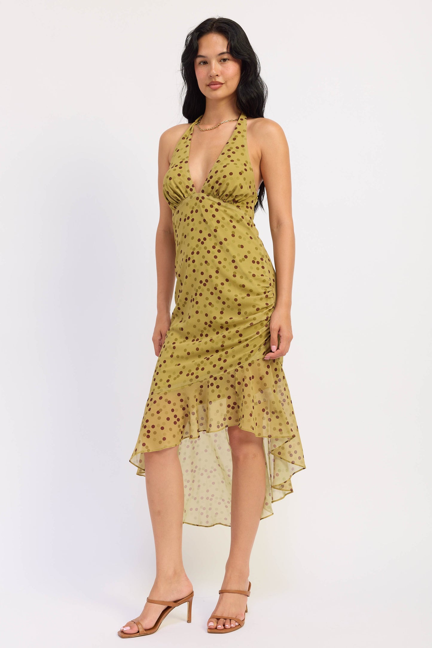vintage girl midi dress
