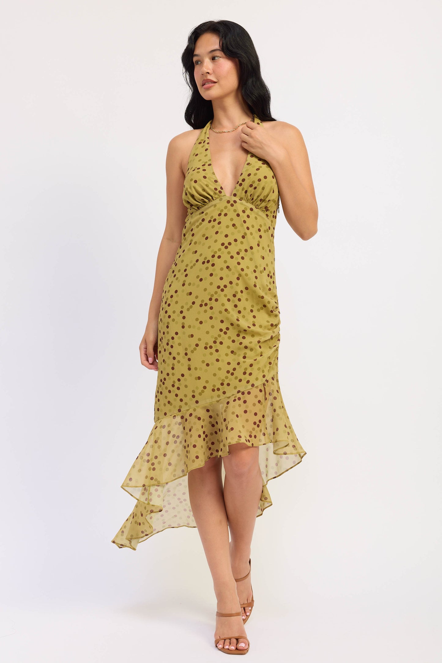 vintage girl midi dress
