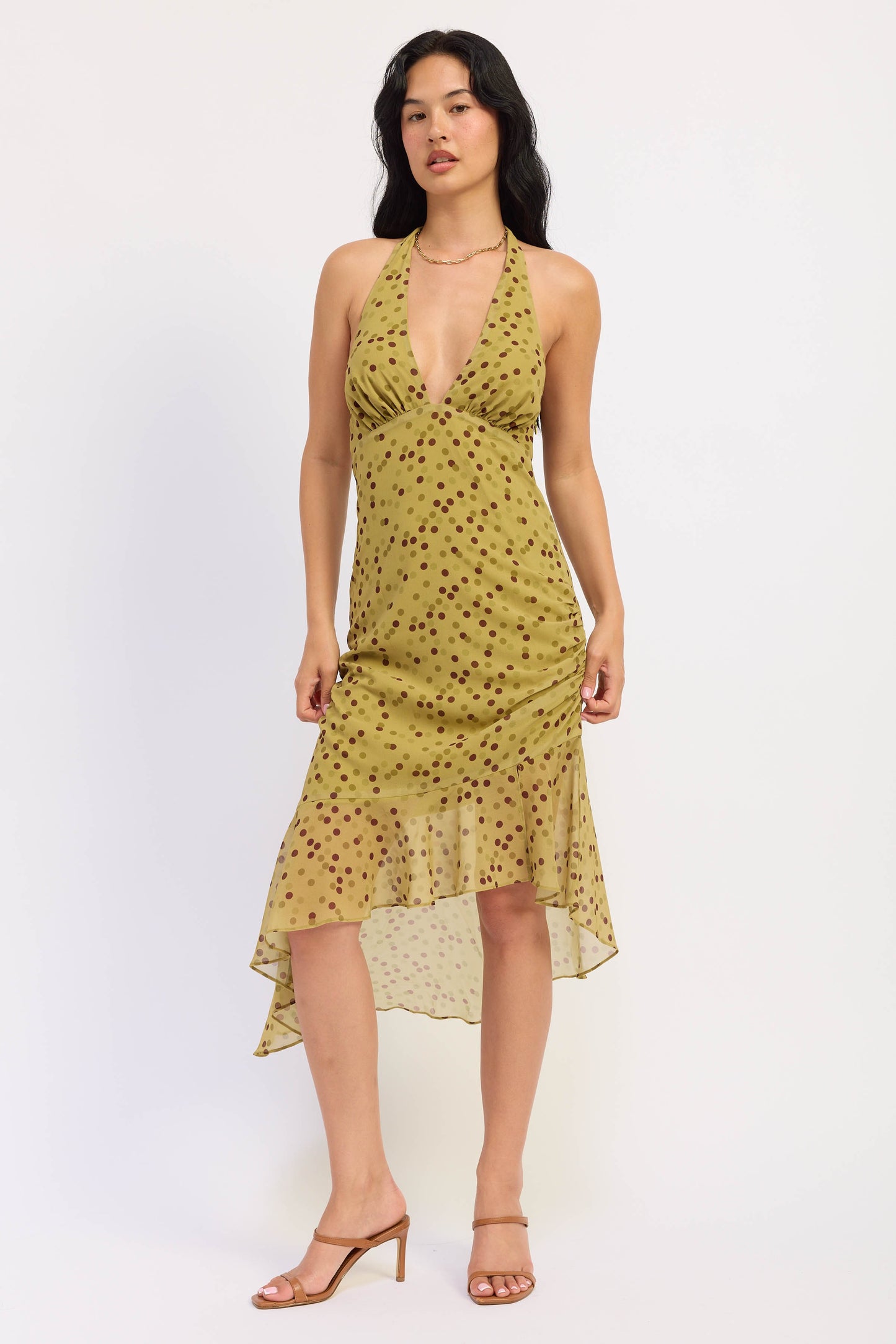 vintage girl midi dress
