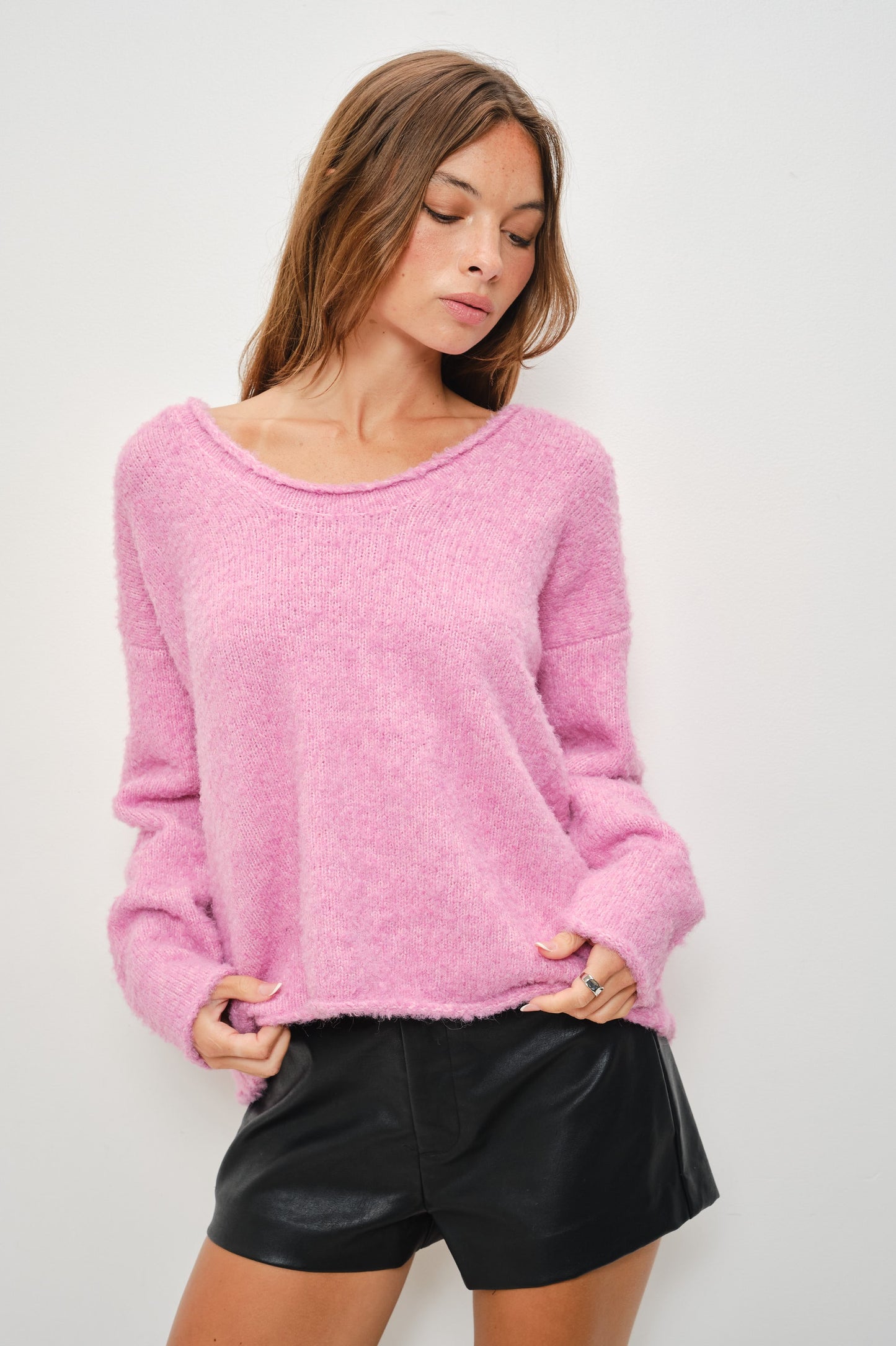 danielle vneck sweater