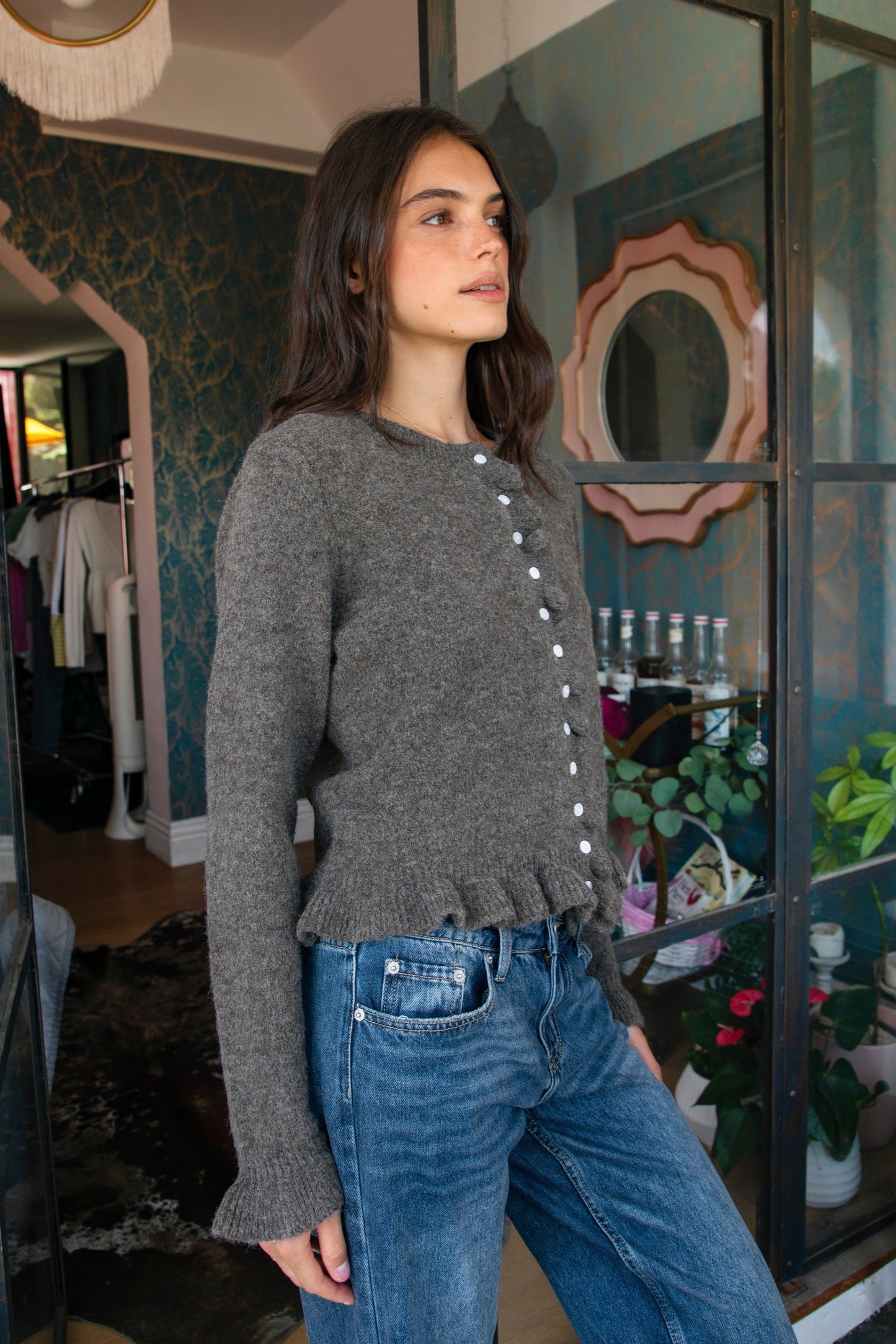 frillia ruffle sweater
