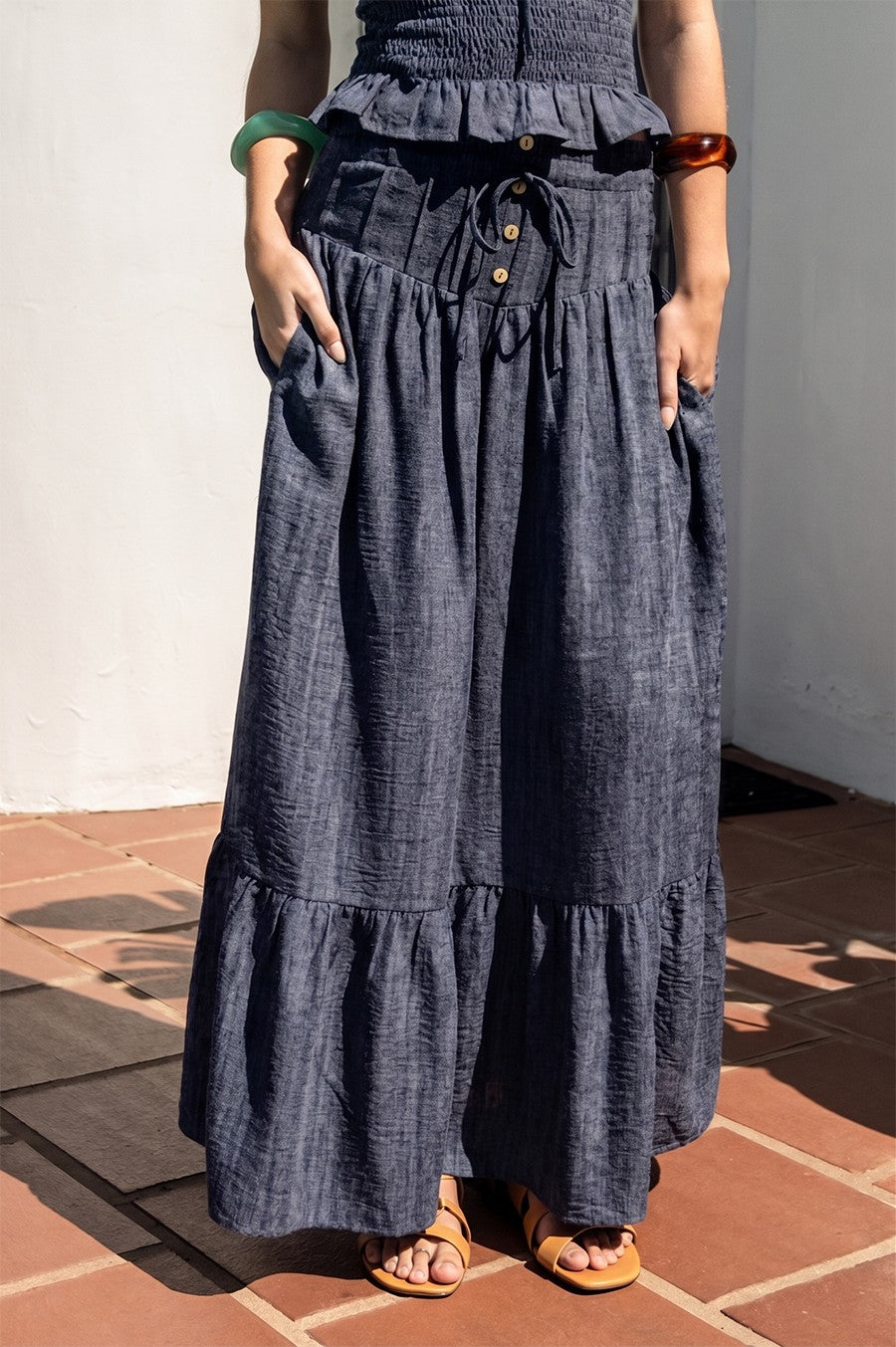 riviera maxi skirt