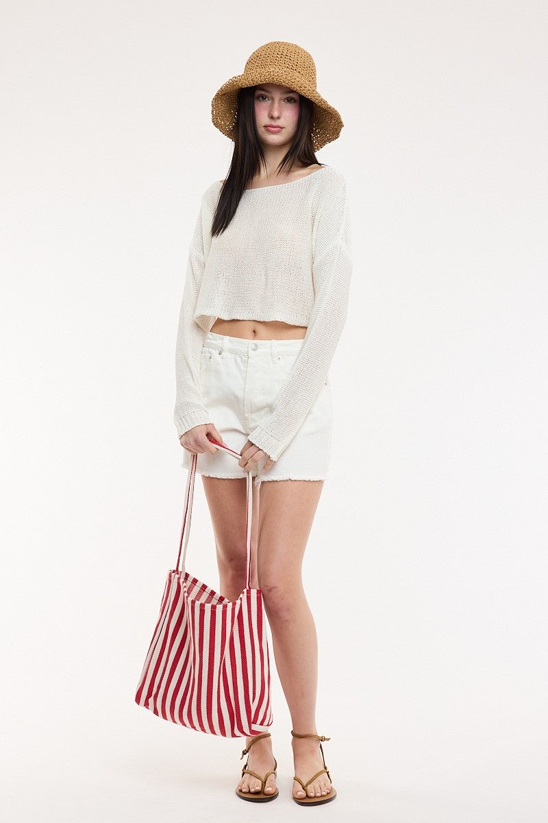 sheer summer sweater
