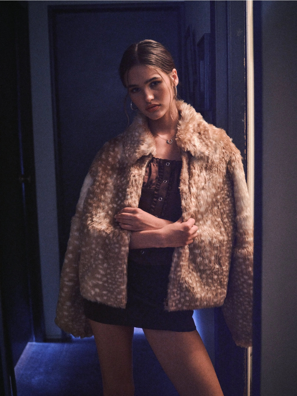 little fawn fur jacket