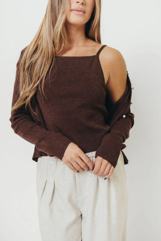 jayla cardigan set