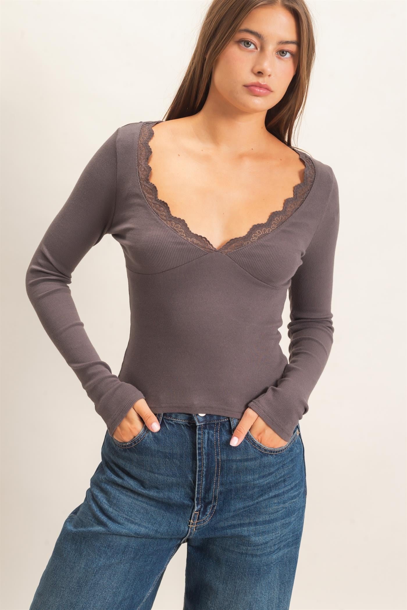 the go to vneck top