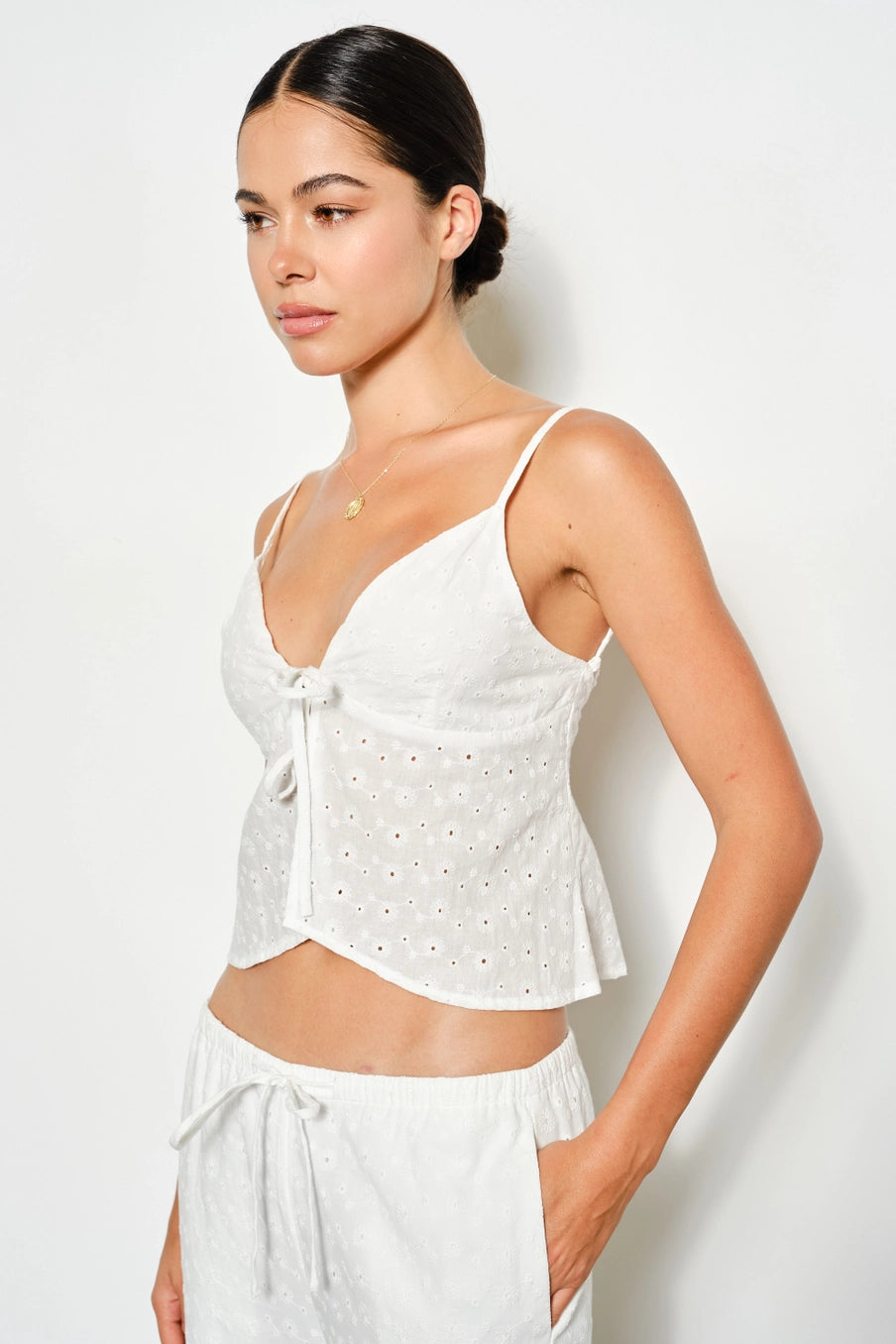 lexi eyelet pant set