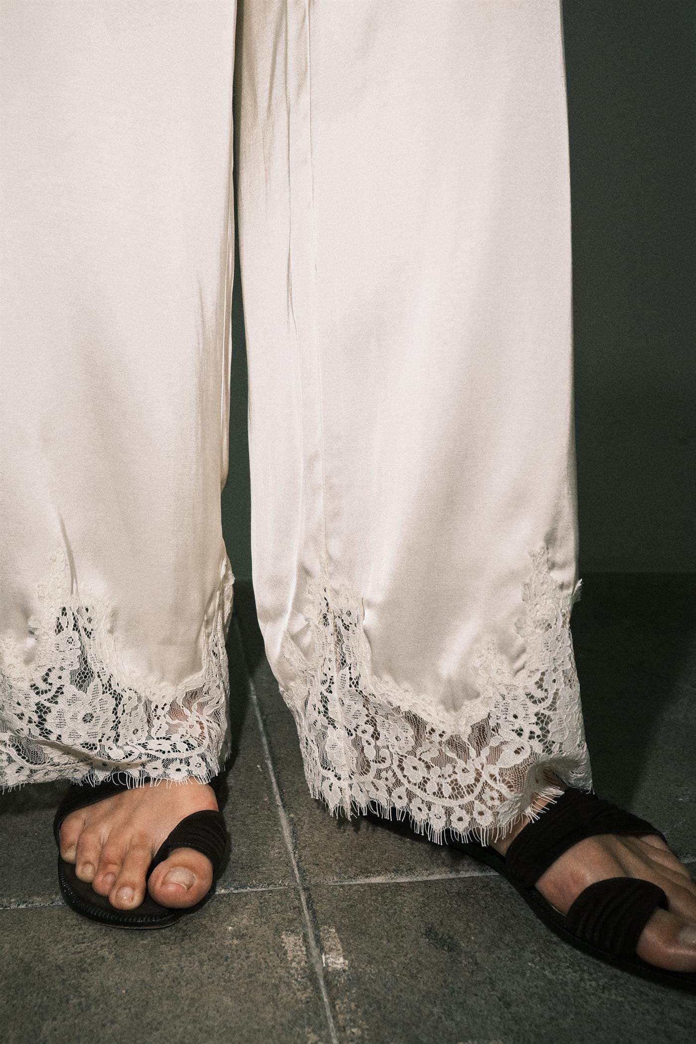 malibu satin pants