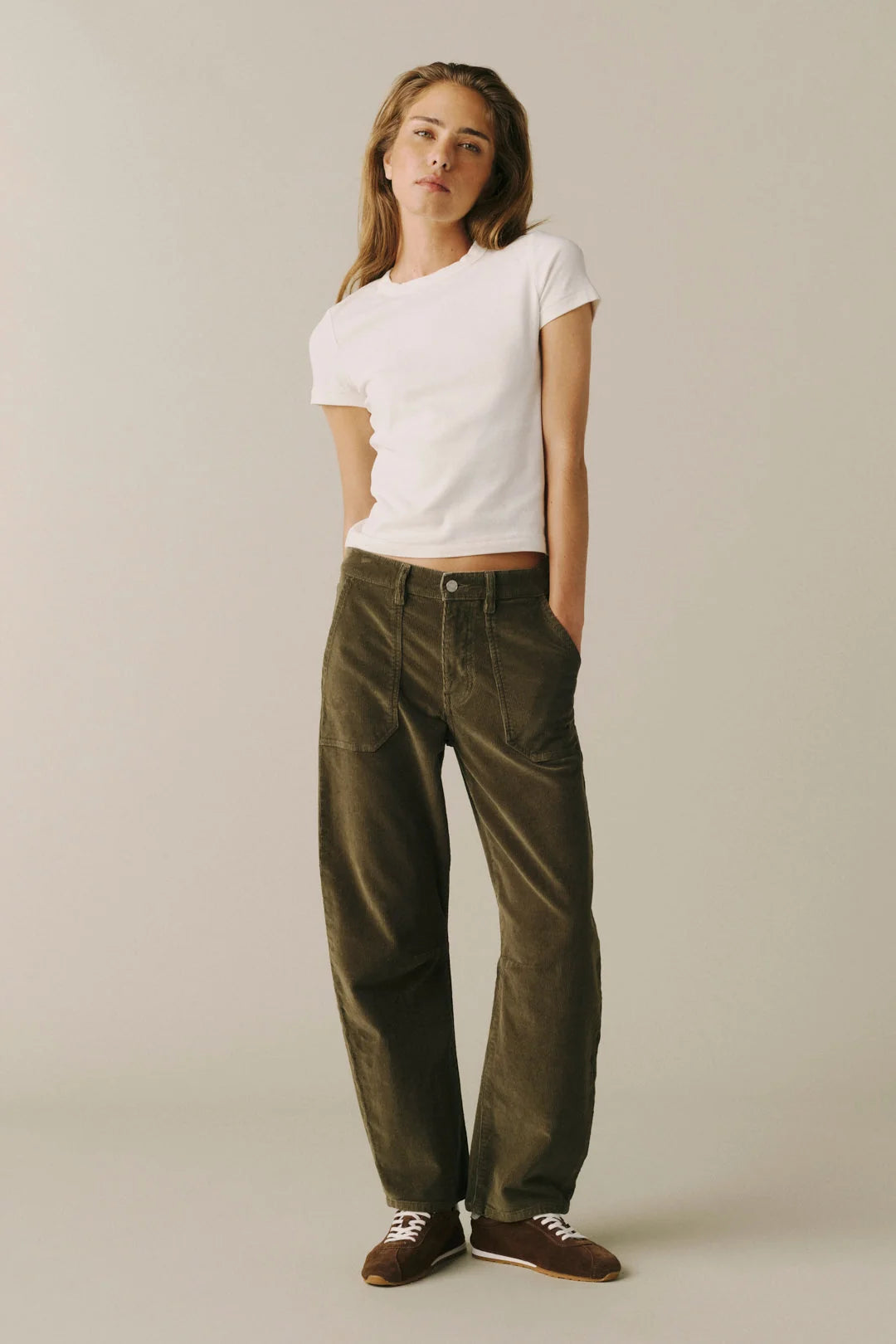 soft barrell corduroy pants