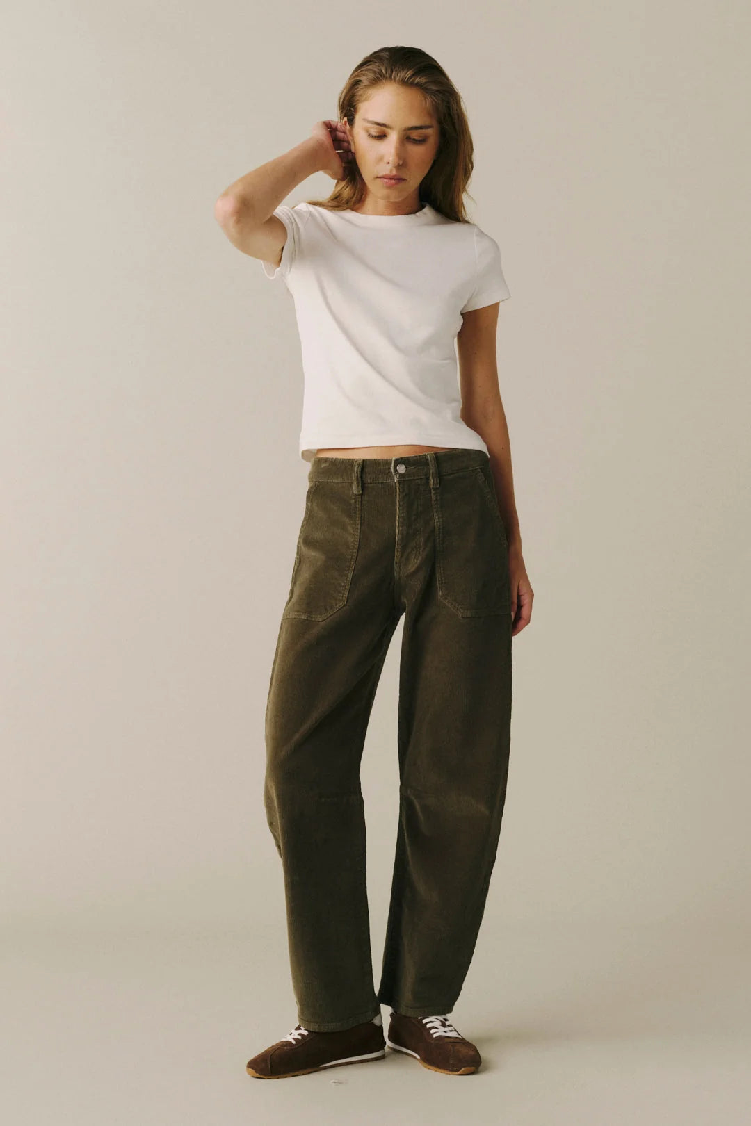 soft barrell corduroy pants