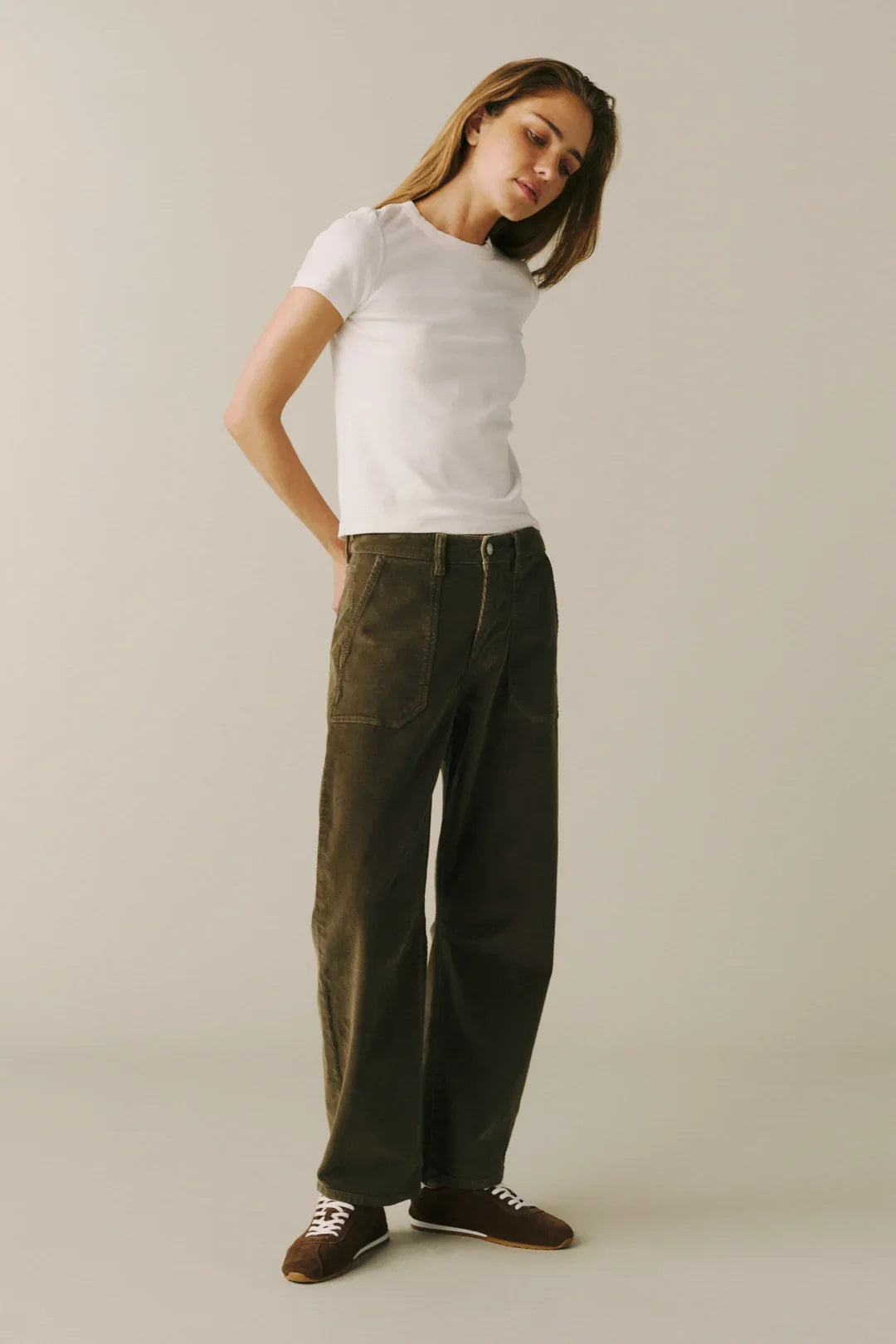 soft barrell corduroy pants