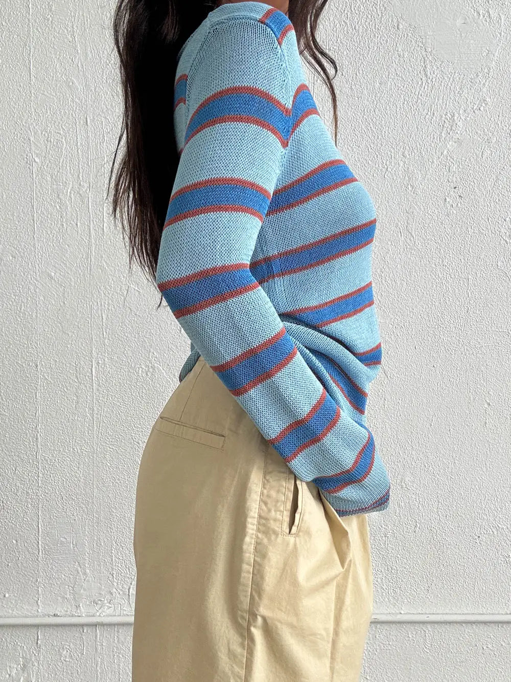 summer blues sweater