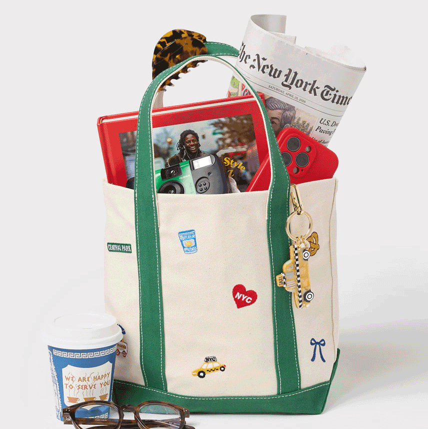 mini new york icon tote