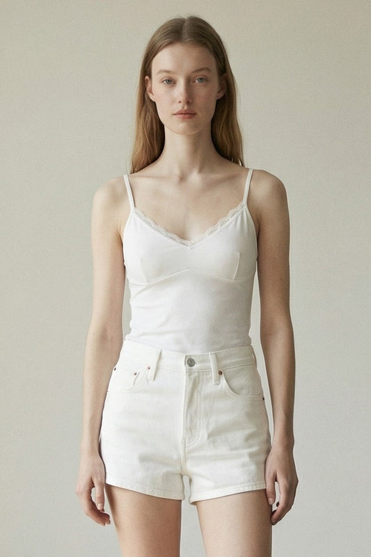 lace trim tank