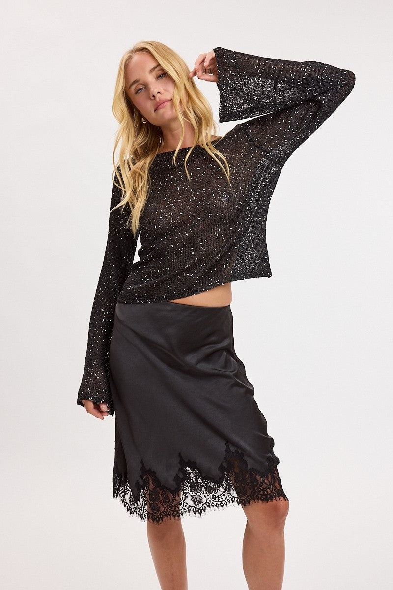 afterglow sequin sweater