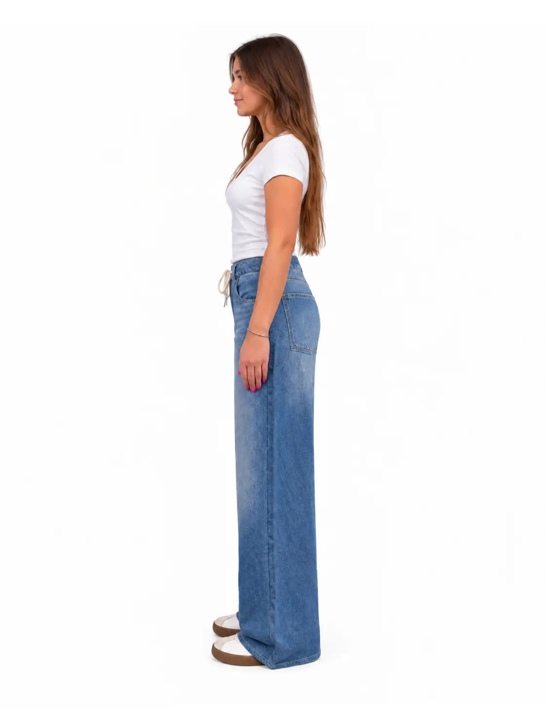 sweatpant jeans w drawstring