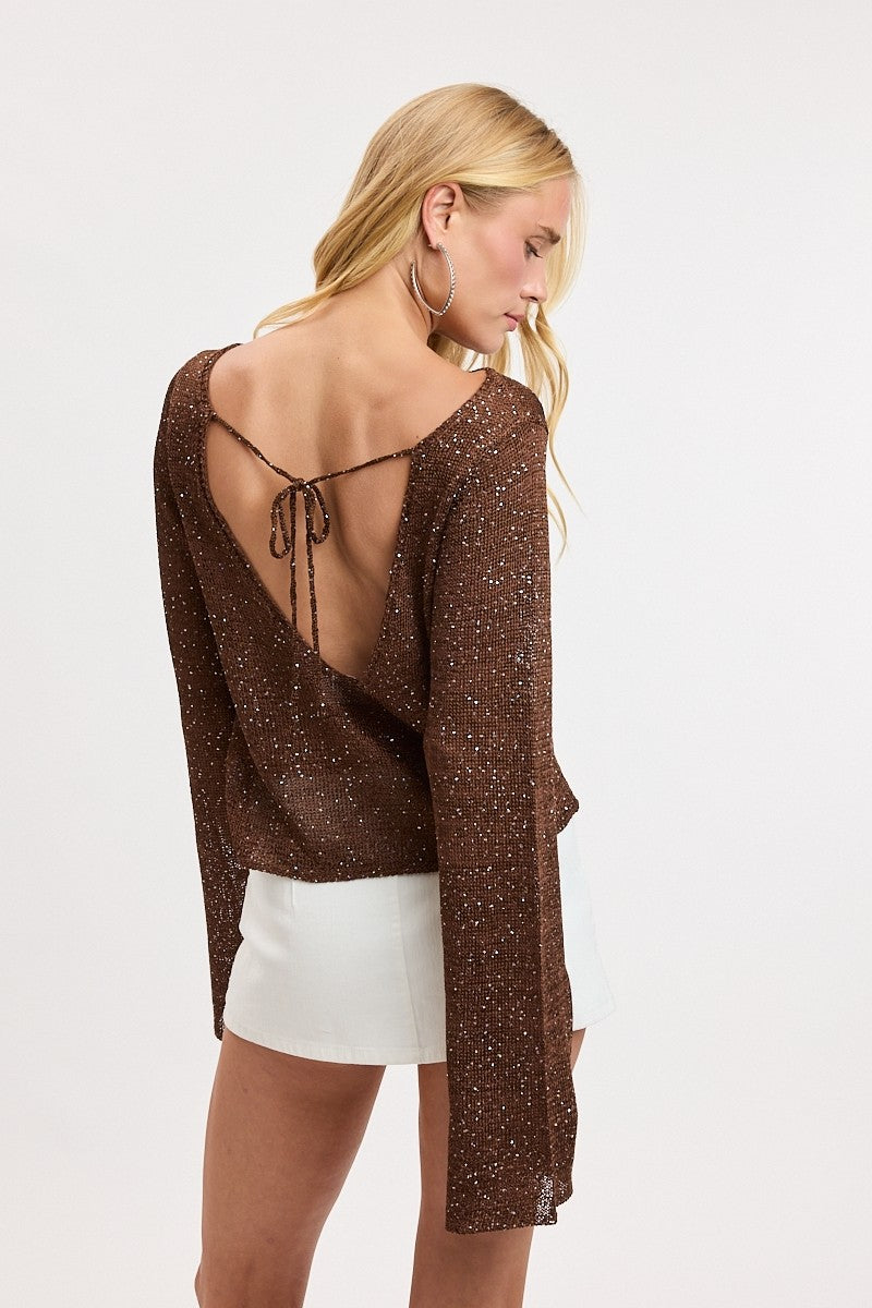 afterglow sequin sweater