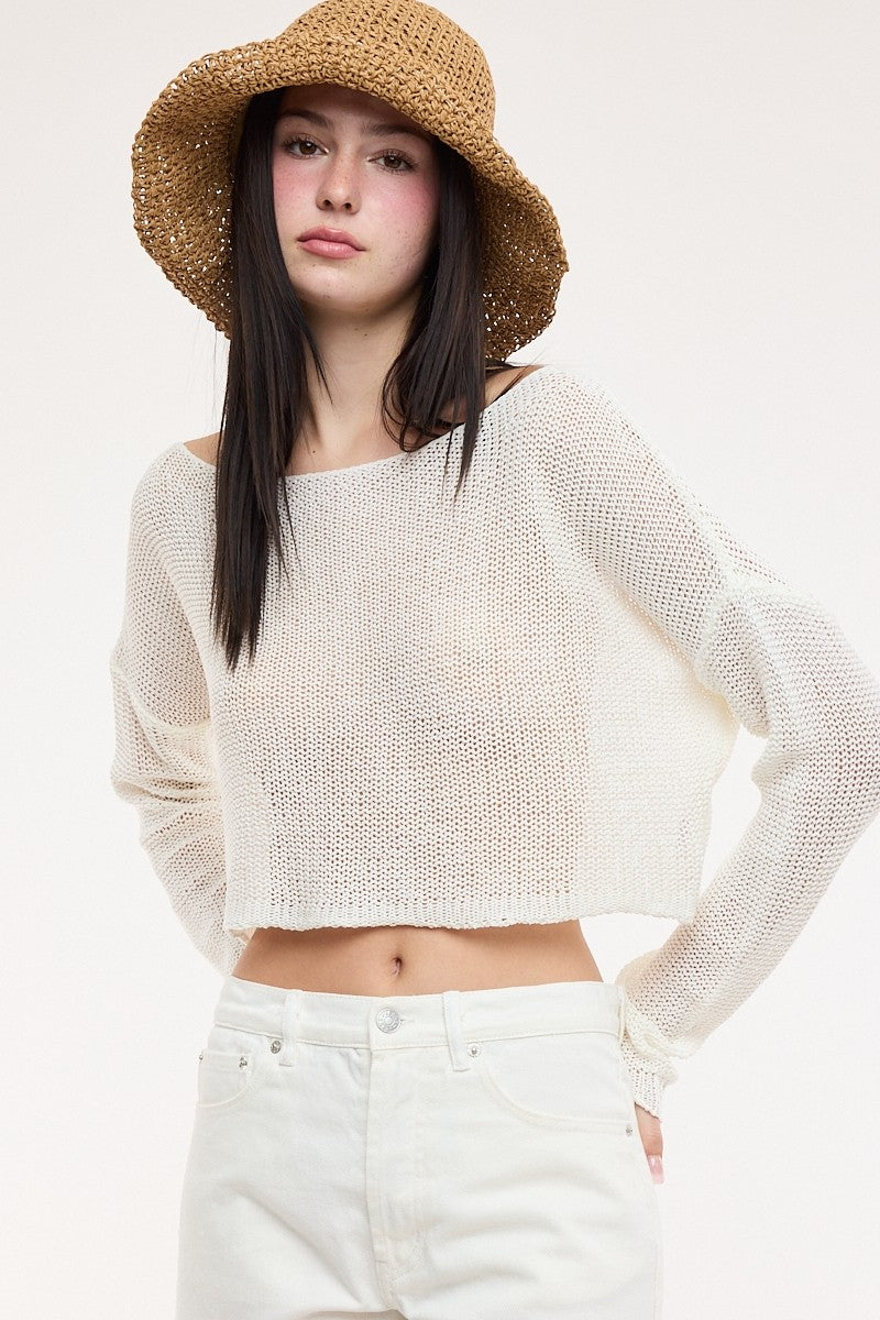 sheer summer sweater
