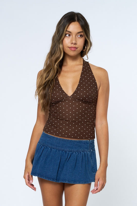 after dark halter top