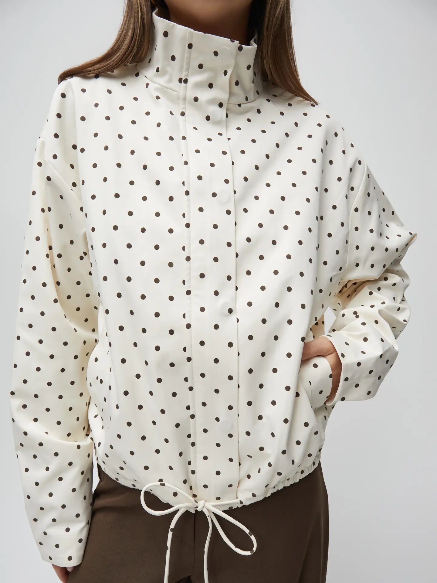 sienna polka dot jacket