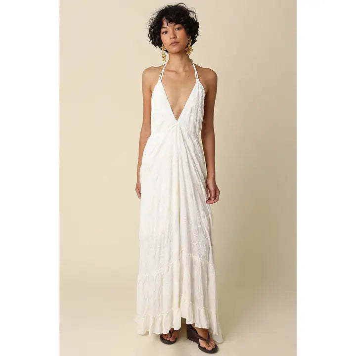 summer sea maxi dress