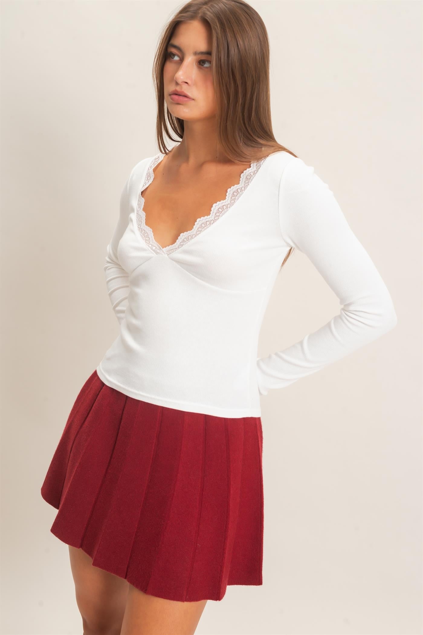 the go to vneck top