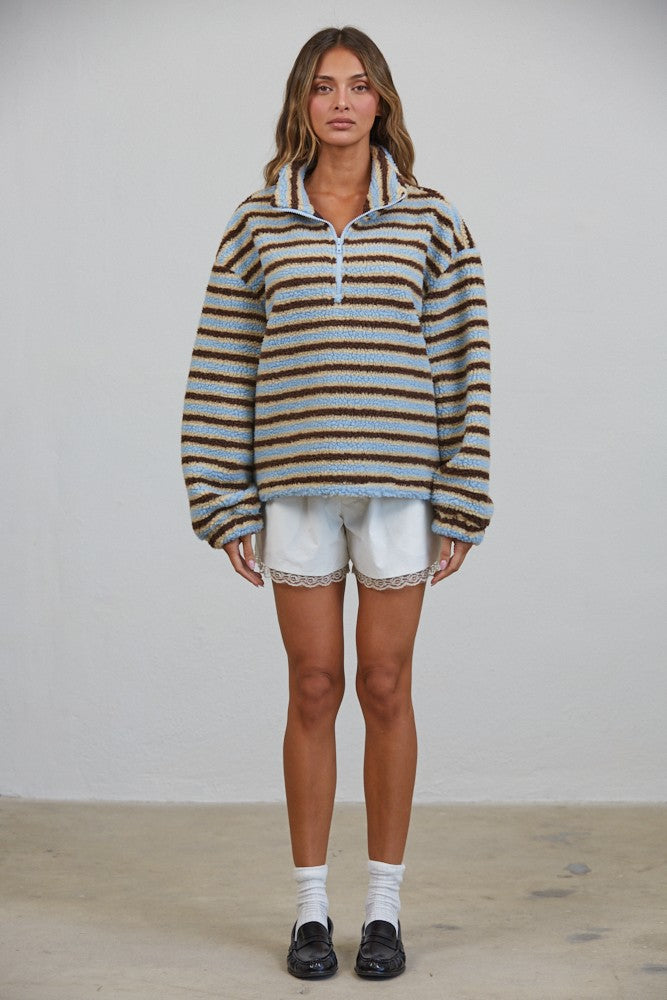 coastal sherpa half zip