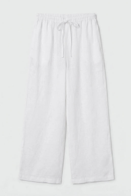 linen drawstring pants