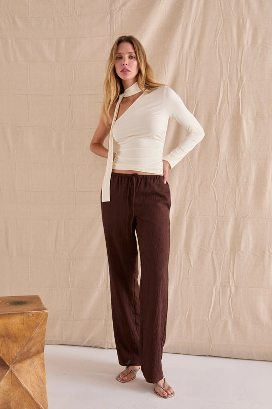 easy wear textured pants