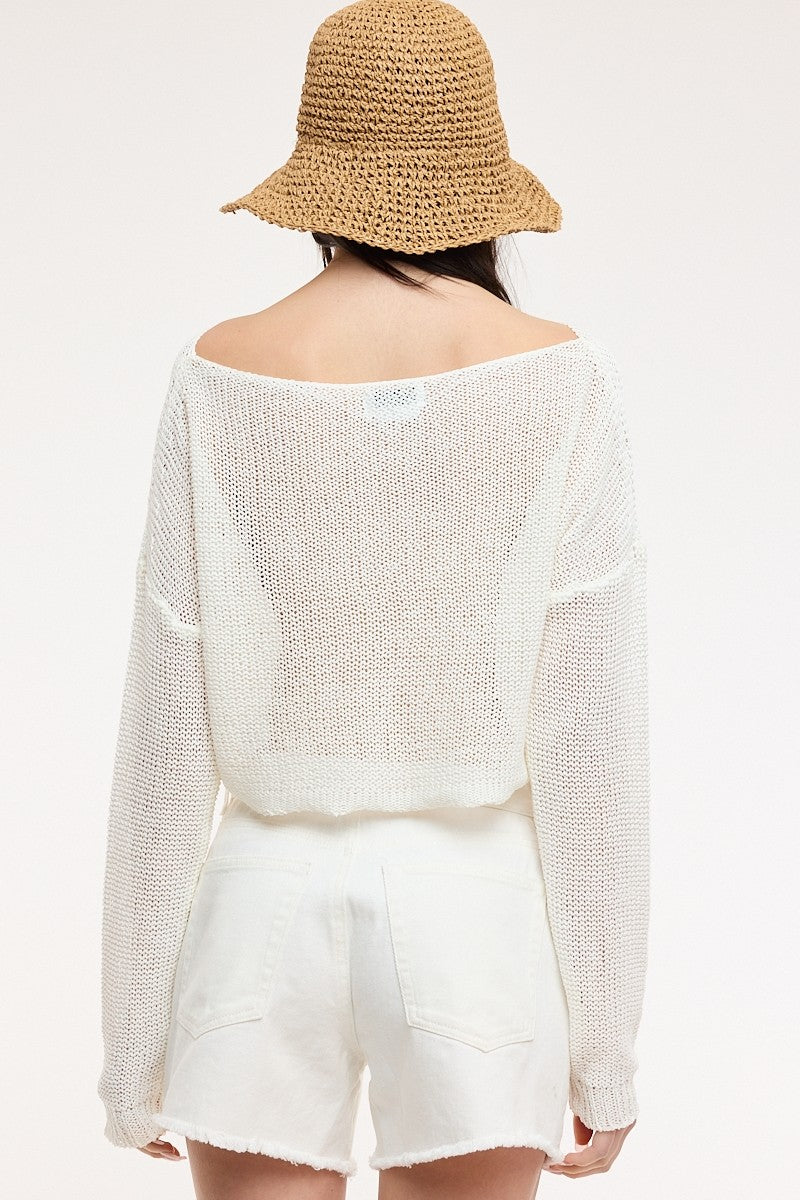 sheer summer sweater
