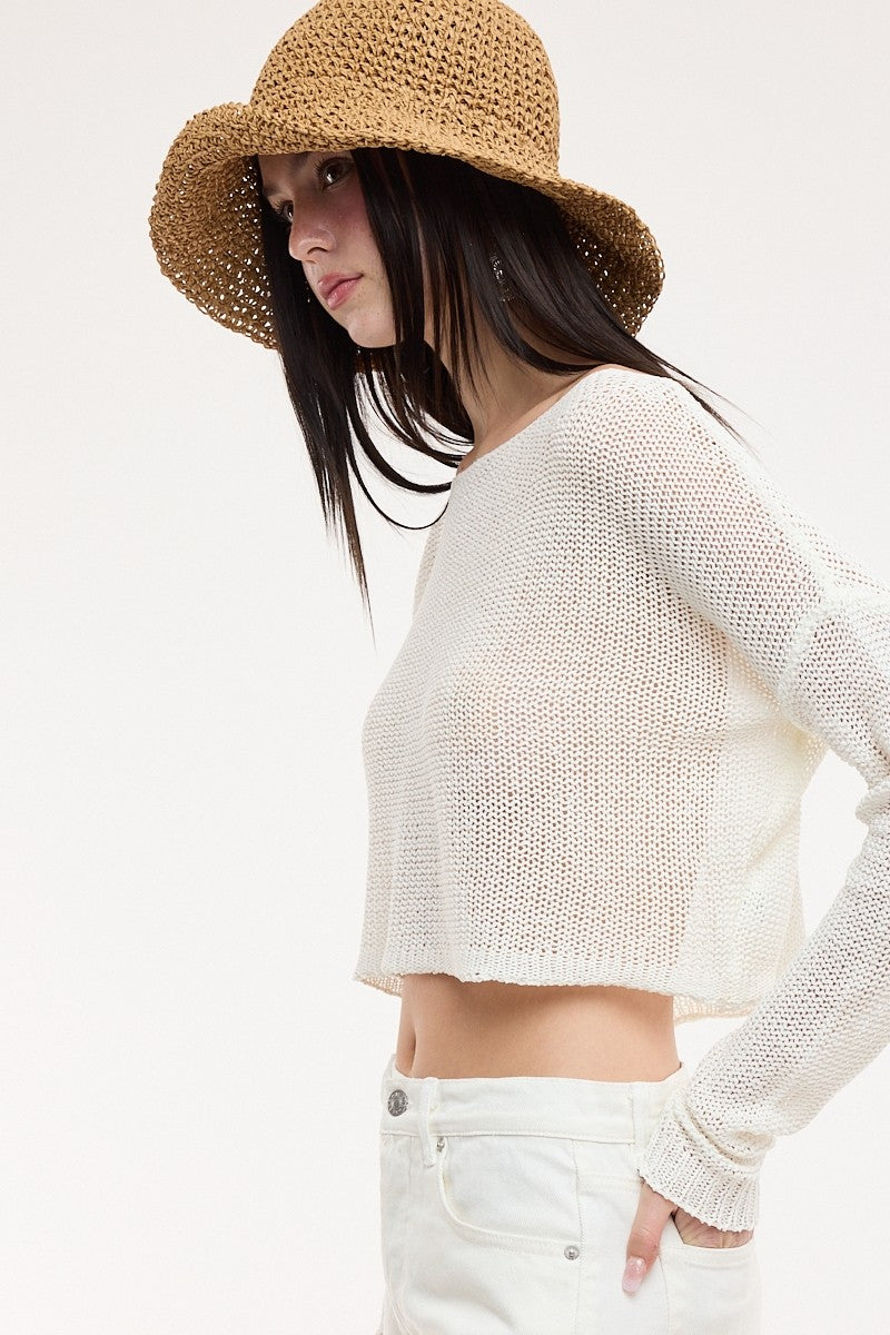 sheer summer sweater